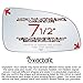 exactafit 8271R Replacement Side Mirror Glass Lens fits Passenger Right Hand RH for 2008-2009 Saturn Astra by Rugged TUFF