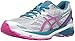 ASICS Women's Gt-1000 5 Running Shoe, Glacier Gray/Pink Glow/Ocean Depth, 7 M US