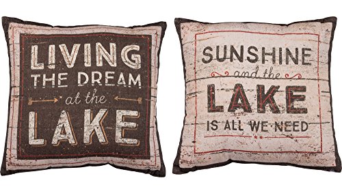 Primitives-by-Kathy-Double-Sided-Living-the-Dream-At-the-Lake-Throw-Pillow-16-Inch-Square