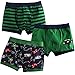 Baby Boy Boxer Brief Toddler Boys Cotton 3-Pack Underwear Set for 2-9T Kids Green