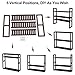 SONGMICS Bamboo Bathroom Shelf, 3-Tier Adjustable Plants Rack, Wall-Mounted or Stand, in the Living Room, Balcony, Kitchen, 5.9 x 23.6 x 21.3 Inches, Brown UBCB13Z