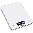 Ozeri Touch Professional Tempered Glass Digital Kitchen Scale, White
