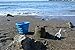 Packable Pails Collapsible Beach Pail and Shovel - Blue