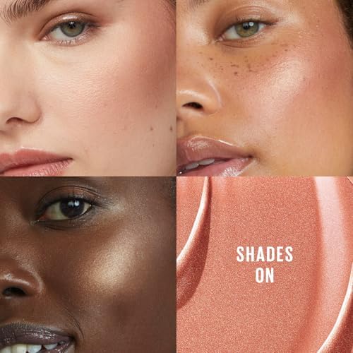 New York Sunkisser Blush, Flüssiger Blush für sonnengeküssten Glow, Mit lichtreflektierenden Perlen und Pigmenten, Zartschmelzende Formel mit Vitamin E, 08 City Sizzle, 4,7 ml