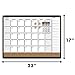 Quartet Combination Magnetic Whiteboard Calendar & Corkboard Value Pack, 17 x 23 inches Combo White Board & Cork Board, Black Frame (44202-BK)