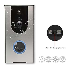 Amazon.com: Wi-Fi Enabled Video Doorbell Wireless Door