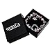 RUBYCA Silver Tone European Charm Bracelet 7.9
