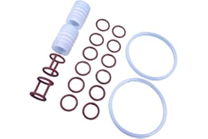 ZeAda Ice Cream Maker Accessories 18 Pcs Seal Rings Fittings Circle Gaskets Combination Spare Parts,Compatible for BQL825 Soft Ice Cream Machines Replacement Accessories