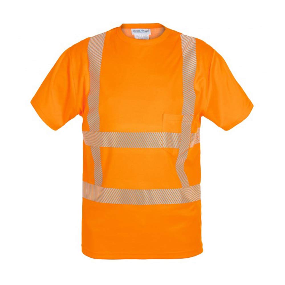 Hydrowear 040425FO-M Tampa Trafficline T-Shirt Hi-Vis Orange Size M