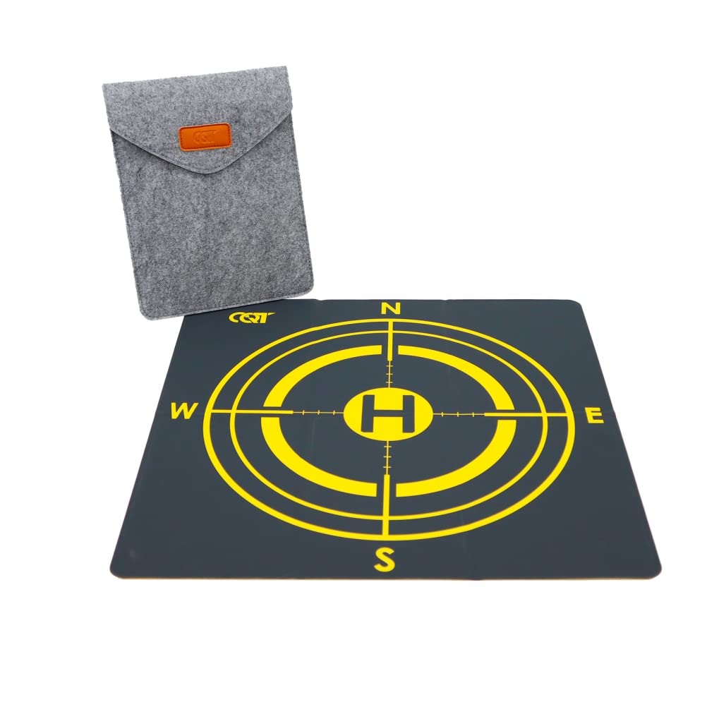 tairong Drone Landing Pad, Two-Tone PU Material, Compatible with Mini 3 Pro/FPV/Mavic 3/2/Air 2/2S, All RC Drones, Remote Control, for All Skill Levels, Includes Storage Bag