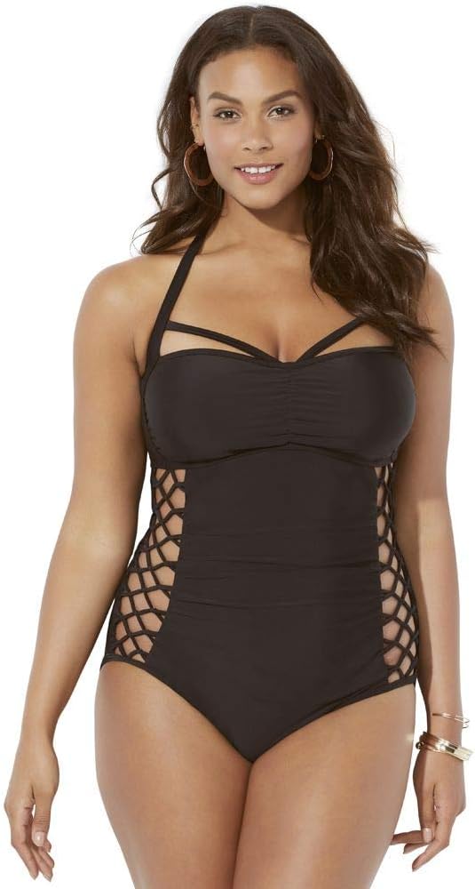 Women's Plus Size Boss Underwire One Piece Swimsuit