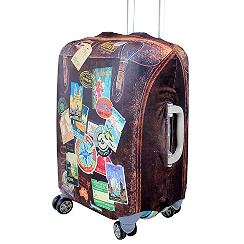 Travel Rolling Luggage cover - ISEYMI Travel New Design Luggage Sets Suitcase Cover For Women, Kids,18-32inch Luggage, Super Elasticity Large Cover, Heavy-duty, 2-year Warranty