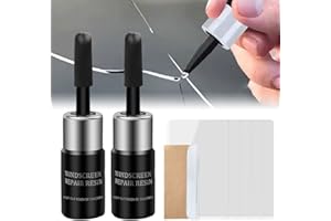 POOUTY Cracks Gone Glass Repair Kit, 2024 Upgrade Chipped Windshield Repair Kit Fast Repair Windshield Crack Repair Kit, Windshield Chip Repair Kit Cracked Glass Repair Liquid Fluid for Window Glass (2pcs)