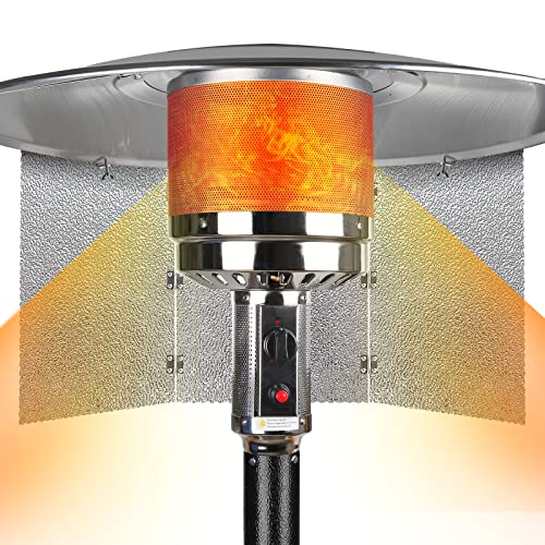 Outdoor Heater Reflector Shield Patio Heater Reflector for Round Stand