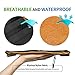 MUCO Travel Money Belt Hidden Passport Holder RFID Blocking Travel Wallet Belt Men and Women