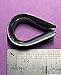 US STAINLESS 10 Pieces Stainless Steel 316 5mm Rope Thimbles Marine Grade for Rope Size 3/16