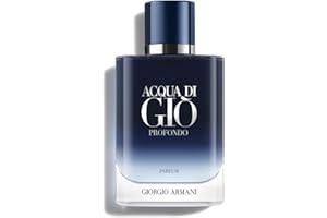 Armani Beauty - Acqua di Giò Profondo - Parfum - Cologne for Men - Fougère Aromatic & Ambery Men’s Fragrance - Bergamot, Everlasting essence, Citrus & Patchouli Notes