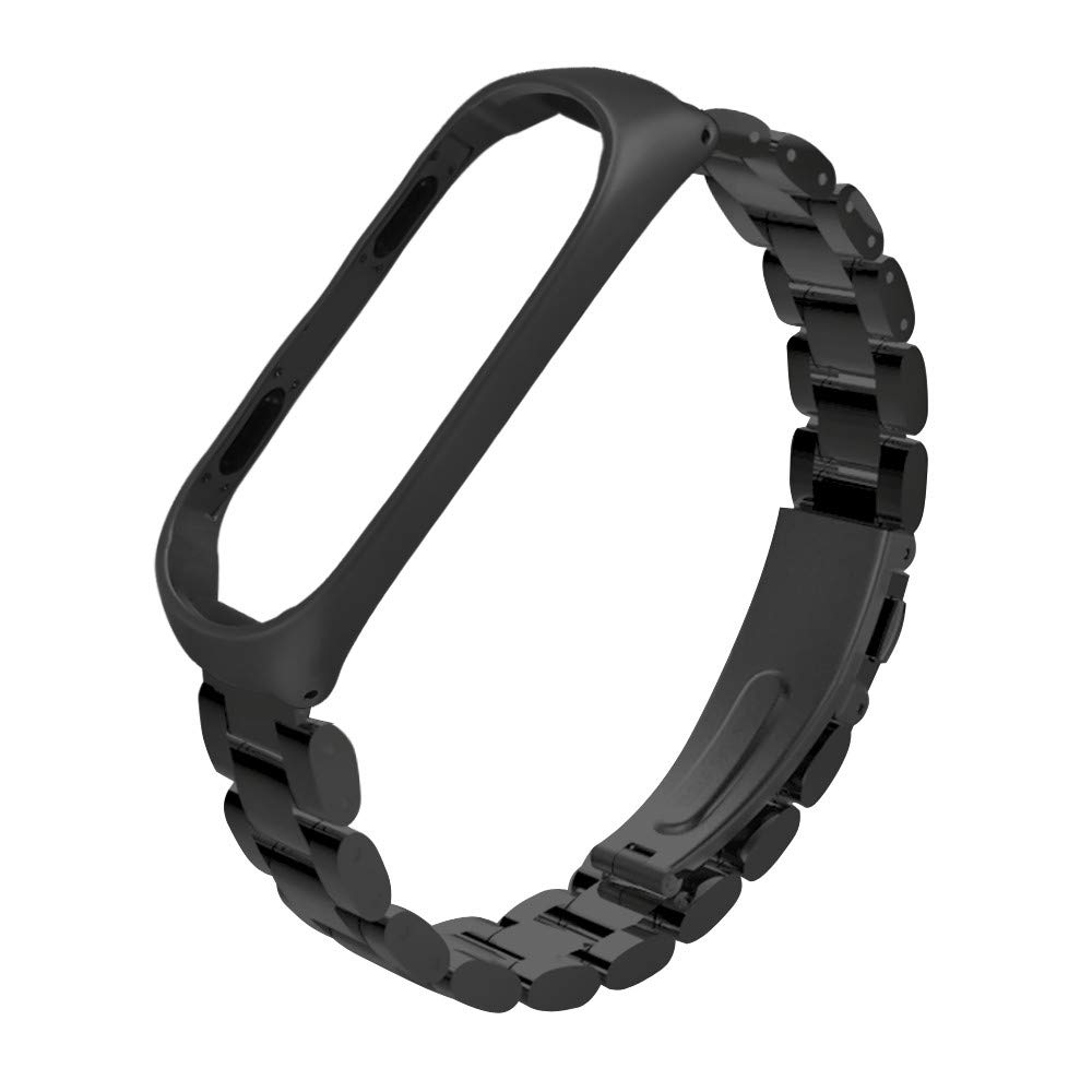 titap clearance sale!luxury stainless steel ultrathin metal wristband strap for xiaomi mi band 3