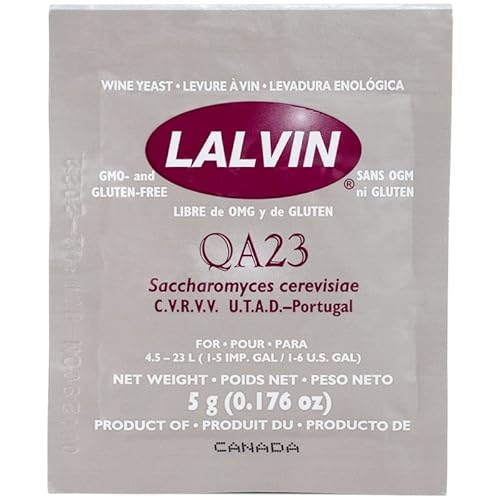 Lalvin QA23 Wine Yeast (100 Pack) Make Wine Cider Mead Kombucha At