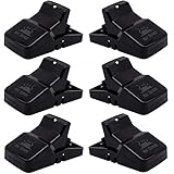 Pest Control Rat Traps (Set of 6) by Kat Sense | Humane Rat Trap for 100% Kill Results | Safe & Sanitary Rodent Killer with Bait Cup | Effective Anti-Rodent Infestation Solution | Reusable & Mess Free