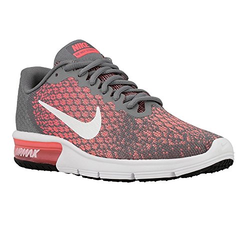 Nike Women's Air Max Sequent 2 Running Shoe, 8, Grey