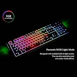 NACODEX AK510 Retro RGB Mechanical Keyboard 104