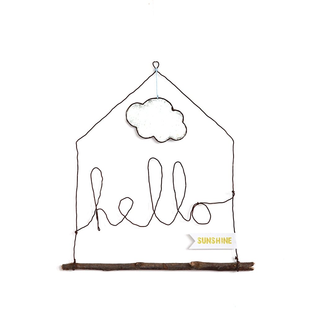 Goo wire pictures, text: Hello