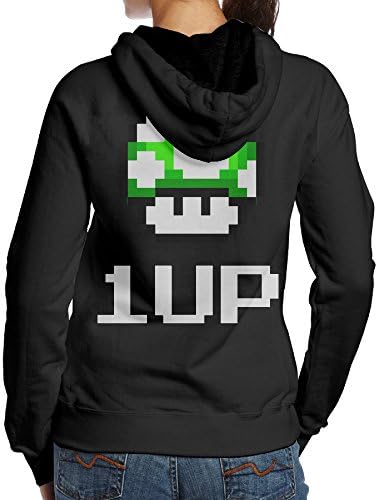 Kystal Mushroom Game Women BlackPrint Hoodies Size XXL Black