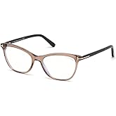 Eyeglasses Tom Ford FT 5636 -B 045 Shiny Transp. Brown, Dark Havana, Rose Gold /