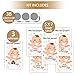38 Baby Shower Raffle Card Game - Door Prizes Celebrity Cards Tickets Games - Gender Neutral - Funny Poopie Emoji Lottery Card Ice Breaker Scratch Off Games Party Supplies
