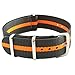 OWNITOW 4 Pack Nylon Watch Bands, Canvas Fabric Ballistic Nylon Watch Straps - Widths 16mm 18mm 20mm or 22mm 24mm