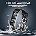Lintelek Activity Tracker Slim Fitness Tracker Watch, Touch Screen Smart Bracelet with Anti-Lost Strap for Android Phone or iPhone