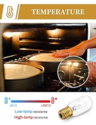 40 Watt Appliance Light Bulb, DORESshop 4Pack T8