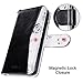 ULAK iPhone 6s Case,iPhone 6 Case, Premium PU Leather Wallet 6S Case with Kickstand Card Holder ID Slot and Hand Strap Shockproof Cover for Women for Apple iPhone 6s/6 4.7, Black