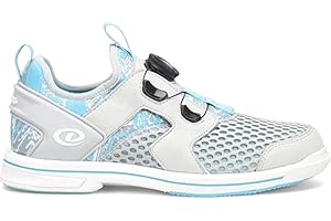 Dexter Women's DexLite Pro BOA Grey Blue Right Hand Bowling Shoes
