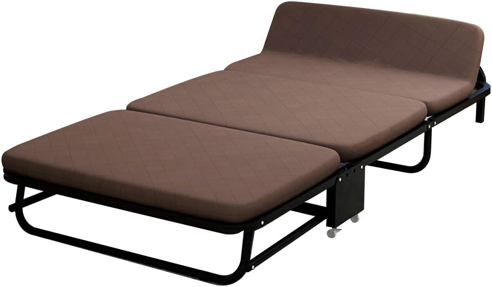 WANM Foldable Bed Folding Bed Portable Double Lunch Break Bed Durable