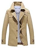 Lega Men's Cotton Pea Jacket Outdoor Winter Coat