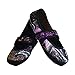 Nufoot Women's Betsy Lou Fuzzies Slipper, Paisley, Large