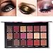 UCANBE Highly Pigmented Eyeshadow Palette 18 Colors Matte Shimmer Glitter Blendable Long Lasting Eye Shadow Palettes with Makeup Brushes Kit Beauty Cosmetics Set