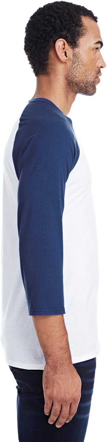 Hanes Men's X-Temp Raglan Baseball Tee: Clothing