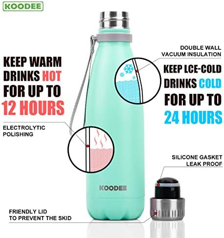 Stainless steel water bottle with a price of $9.33.