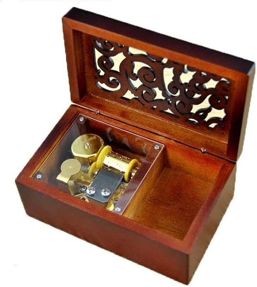 Amazon ラグジュアリー Laxury クリエイティブ エングレーブ 木製 18ノート ワインドアップ オルゴール ミュージカルトイ リリウム Lilium から アニメ エルフェンリード オルゴール おもちゃ