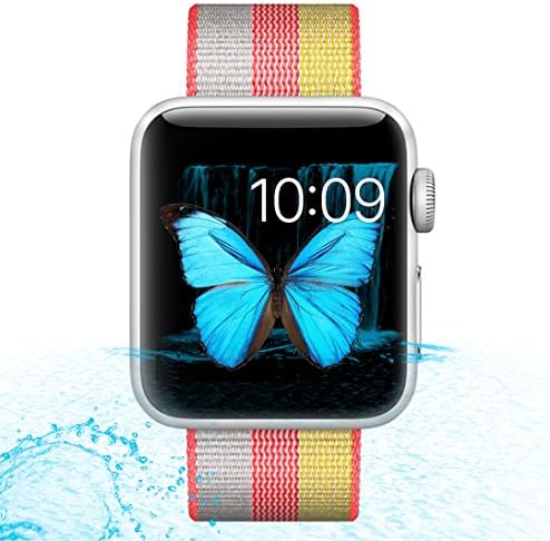 IWATCH BANDS 42mm - ALTAR Sport Edition Bands Woven Nylon Durable Replacement iWatch Band Strap for men women Series 1 Series 2 Series 3 Including Secure Stainless Steel Clasp Buckle Premium TPU