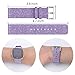 EZCO Bands Compatible with Fitbit Versa/Versa 2 / Versa Lite, Woven Fabric Breathable Watch Strap Quick Release Replacement Wristband Accessories Compatible Versa Smart Watch Women Man