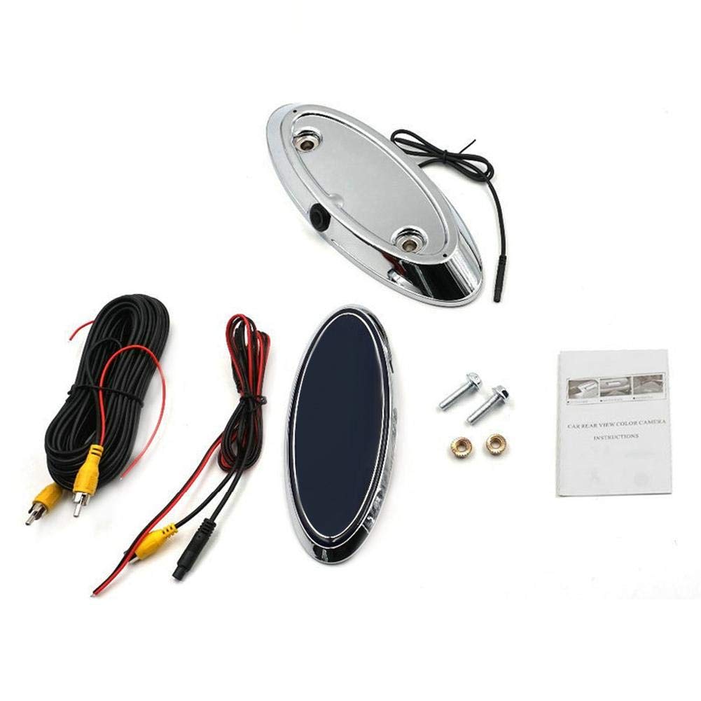 KIMISS Reversing Camera, ABS Car Waterproof HD Rear View Reverse Parking Night Vision Camera Fits for 12-19