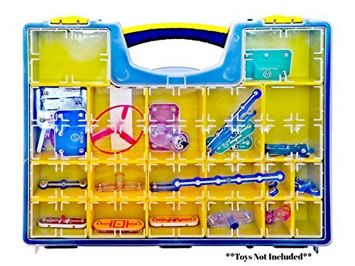 High Quality Snap Circuits Storage Case With Removable Trays. Durable Carrying Case From Life Made Better
