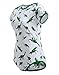 Littleforbig Adult Baby Onesie Diaper Lover (ABDL) Snap Crotch Romper Onesie Pajamas - Dinosaurs Pattern (S)