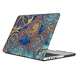 iCasso Macbook Old Retina 13 Inch Case Art Printing Matte Hard Shell Plastic Protective Cover For Macbook Pro 13 Inch Retina No CD-ROM Model A1425/A1502 (Bohemia)