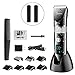 Hatteker Hair Trimmer Pro Hair Clippers for Men Haircut Beard Trimmer Hair Cutting Kit Cordless USB Rechargeable Waterproof LED Display
