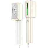 Jack ＆ Rose Travel Portable Mini Dual VoltageSteamer For Clothes | 100-220V,0.9Ib Light,9 * 2.6in Small Size,15s Heat-Up,Ceramic Panel,for Global ＆ Europe Traveling